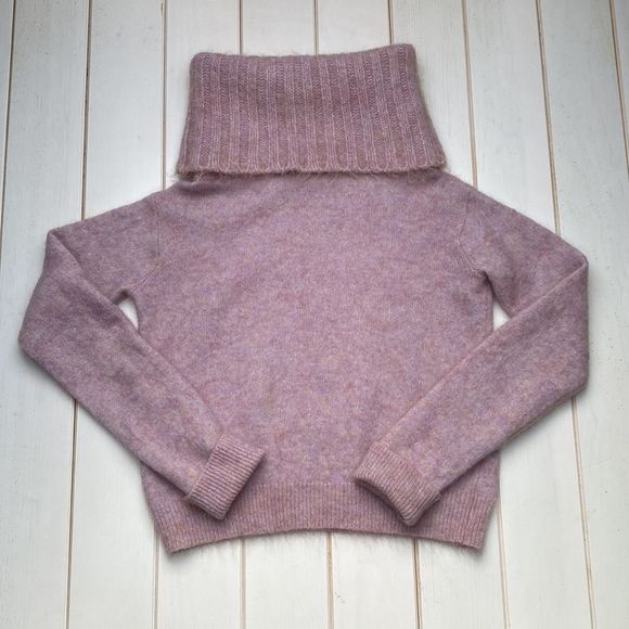 Acne Pink Cowl Neck Sweater - Picture 2 of 10